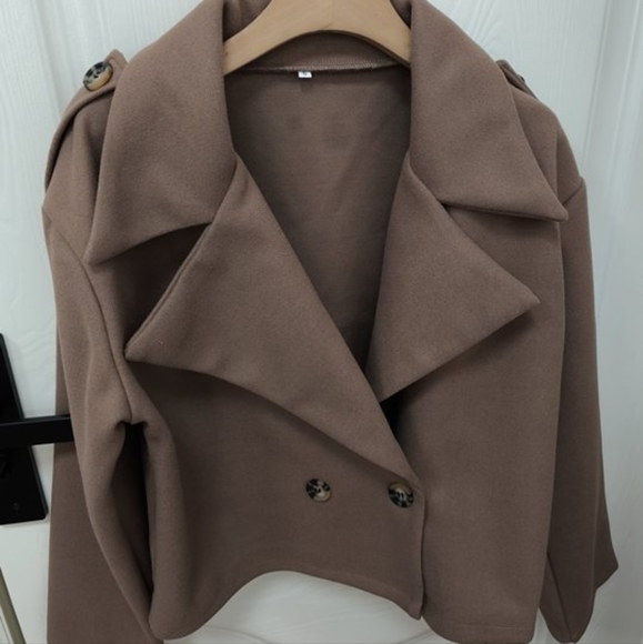 Street Faux Fur Women Jacket Turn-down Collar Full Sleeves - Picture 7 of 7